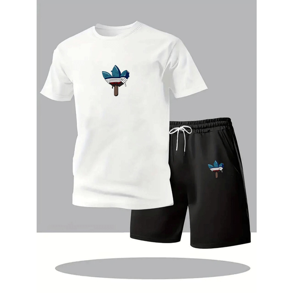 Men Shoes Joggers - Summer Men's Sets Fashion Tracksuit Men