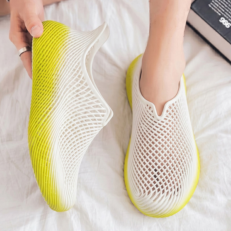 Summer 3D Printed Clogs Lightw - Men Shoes Sneakers 评论和价格