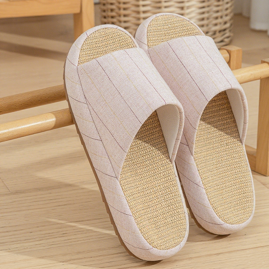 Summer Women Home Slippers Lin - Men'S Shoes Slip On 评论和价格