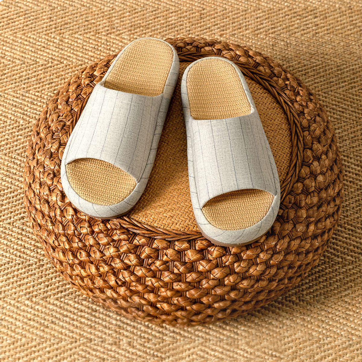 Summer Women Home Slippers Lin - Men'S Shoes Slip On 评论和价格
