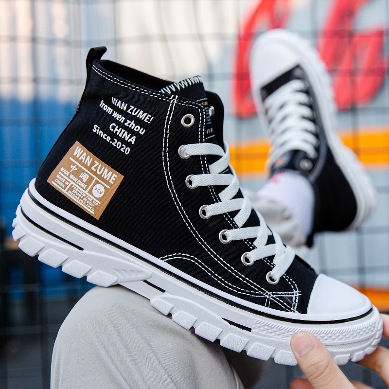 New shoes for man High Top Can - Canvas Sneaker High 评论和价格