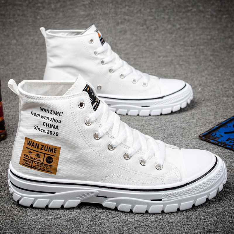 New shoes for man High Top Can - Canvas Sneaker High 评论和价格
