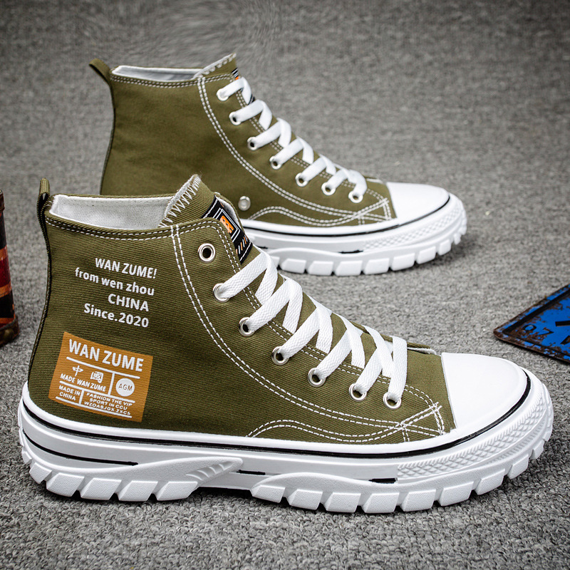 New shoes for man High Top Can - Canvas Sneaker High 评论和价格