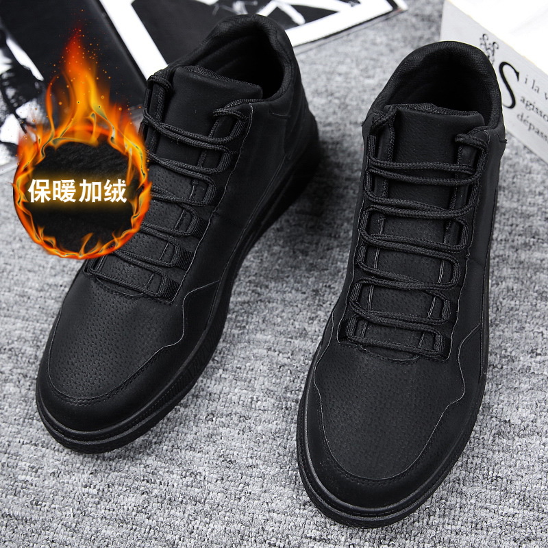Keep Warm Men's Red High-Top L - Boat Shoe Leather 评论和价格