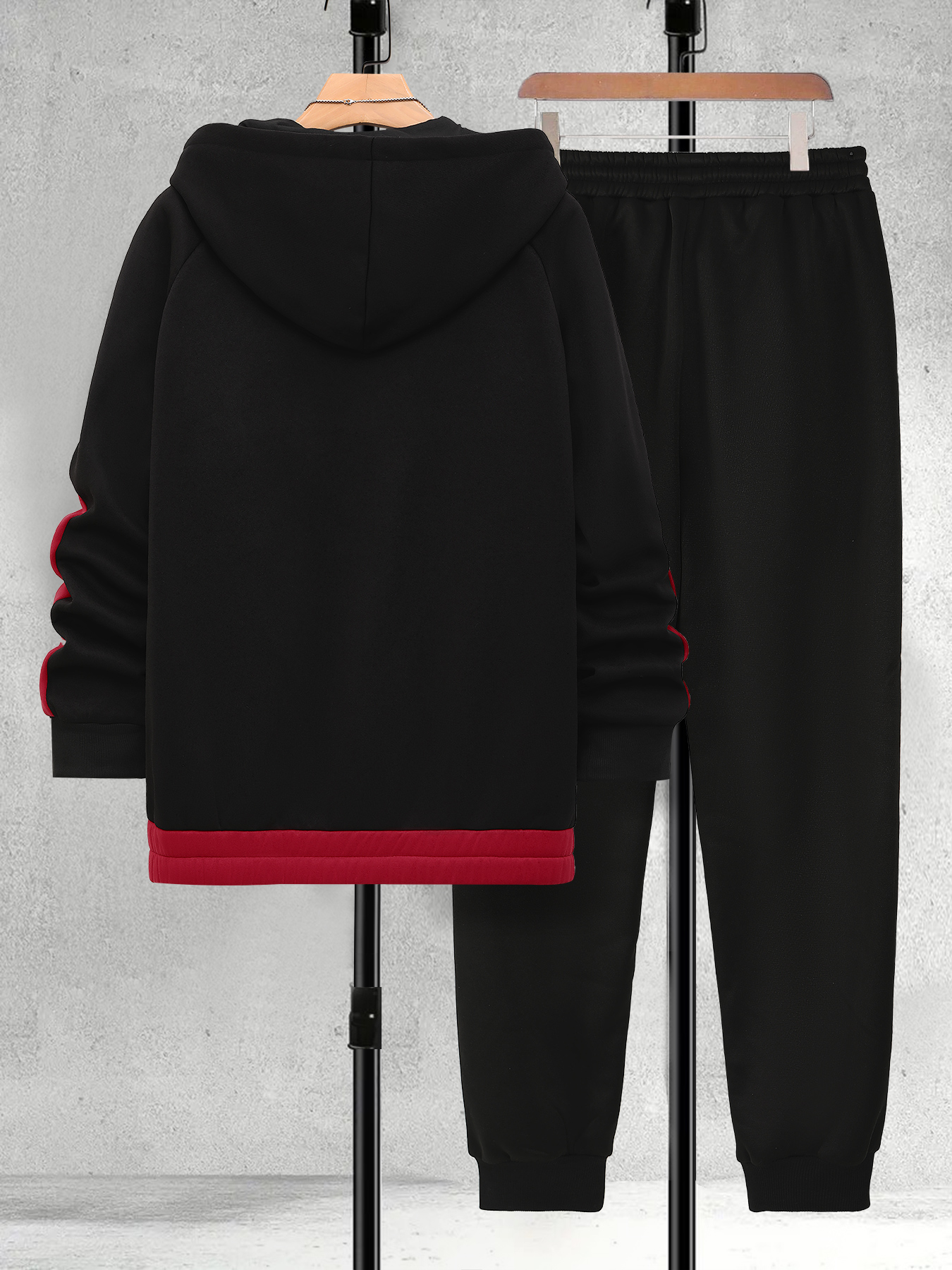 Men's Plus Size Black & Red Co - Men Shoes Joggers 评论和价格