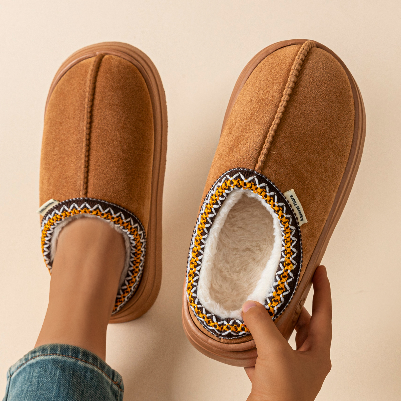 Winter Anti-slip Women's Soft  - Men'S Shoes Slip On 评论和价格