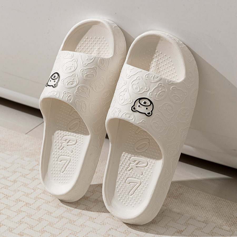 Printting Cute Bear Women Slip - Men'S Shoes Slip On 评论和价格