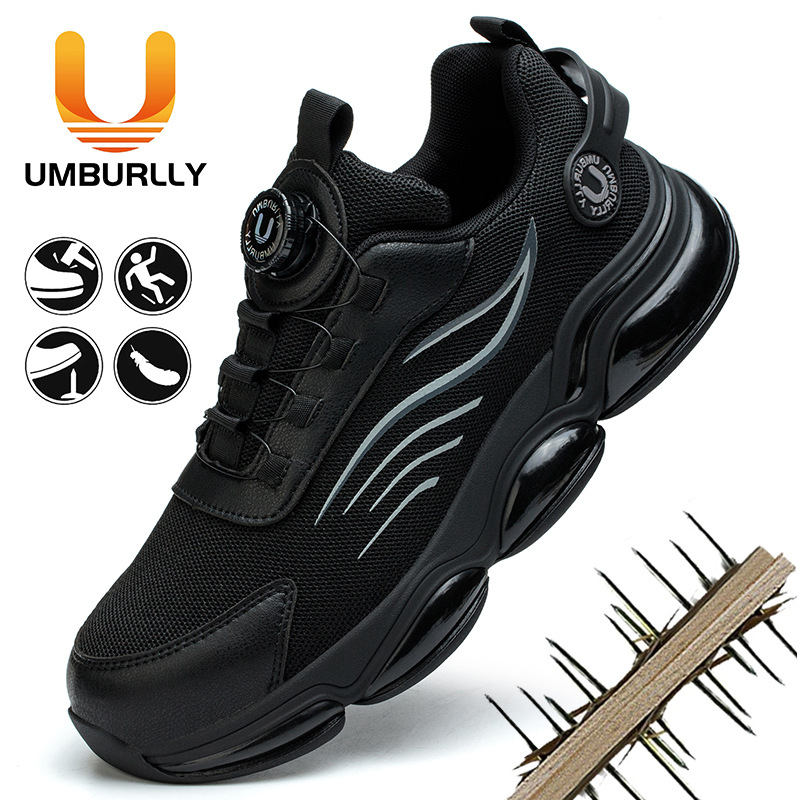 Mens Steel Toe Safety Work Boo - Boat Shoe Leather 评论和价格