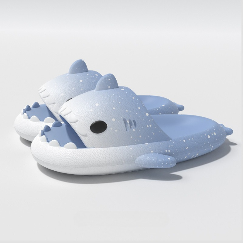 Cute Cartoon Shark Slippers Fo - Men'S Shoes Slip On 评论和价格