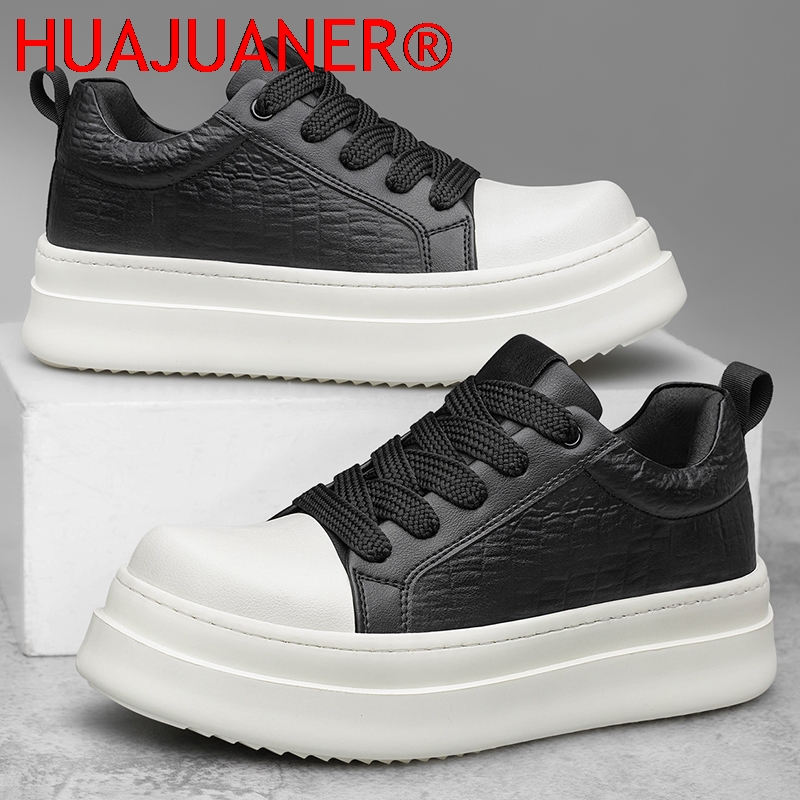 Men's Leather Elevator Shoes 7 - Men'S Shoes Increase Height 评论和价格