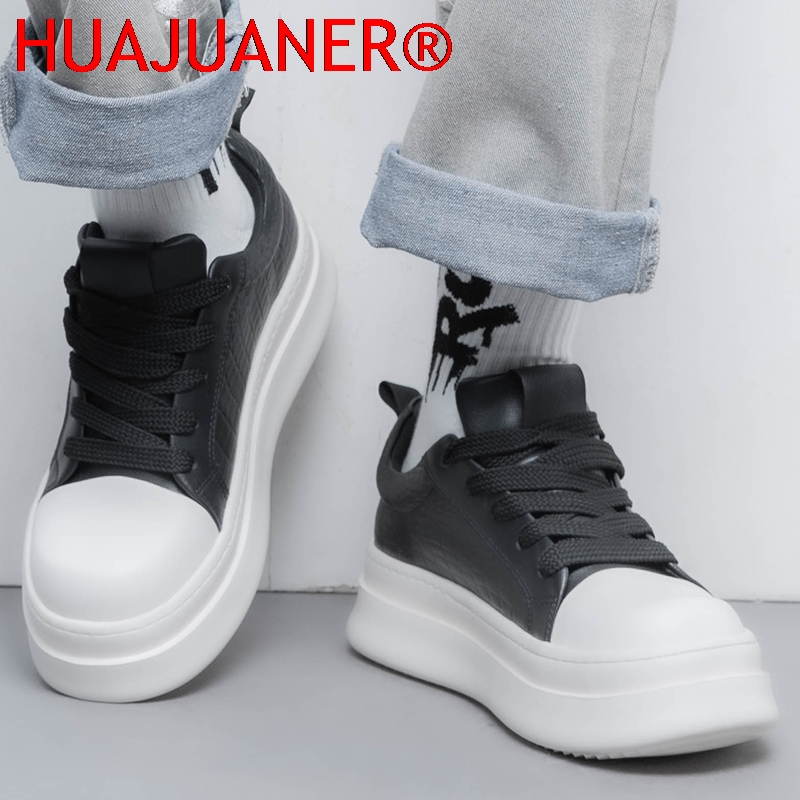 Men's Leather Elevator Shoes 7 - Men'S Shoes Increase Height 评论和价格