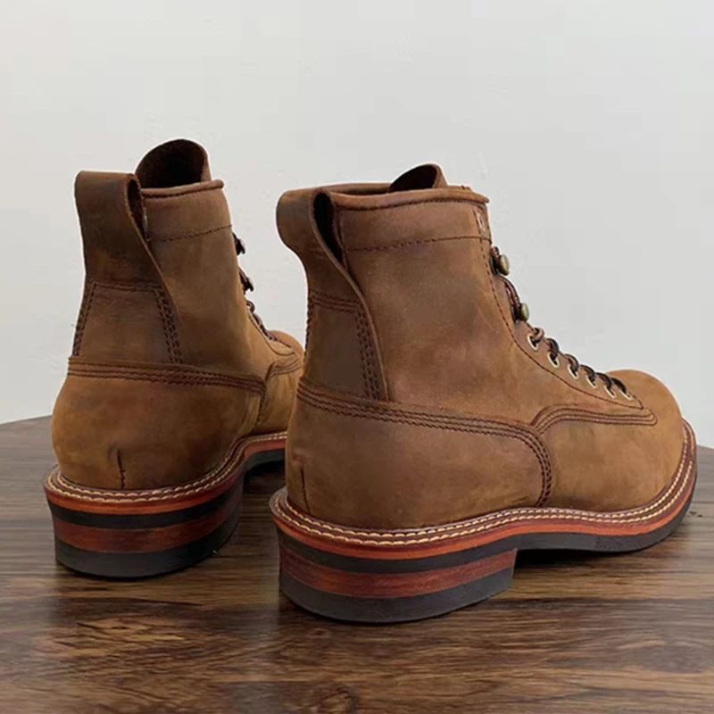Vintage British Men Ankle Boot - Men'S Shoes Dockers 评论和价格