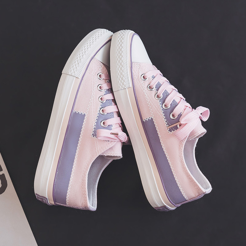 New Canvas Shoes Women No-slip - Canvas Sneaker High 评论和价格