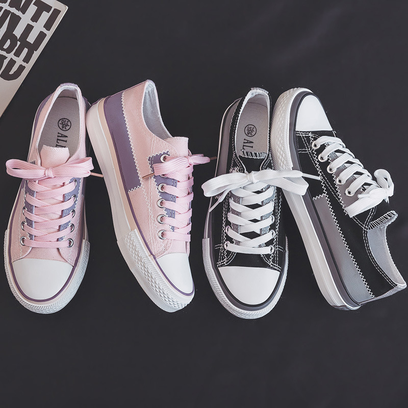 New Canvas Shoes Women No-slip - Canvas Sneaker High 评论和价格