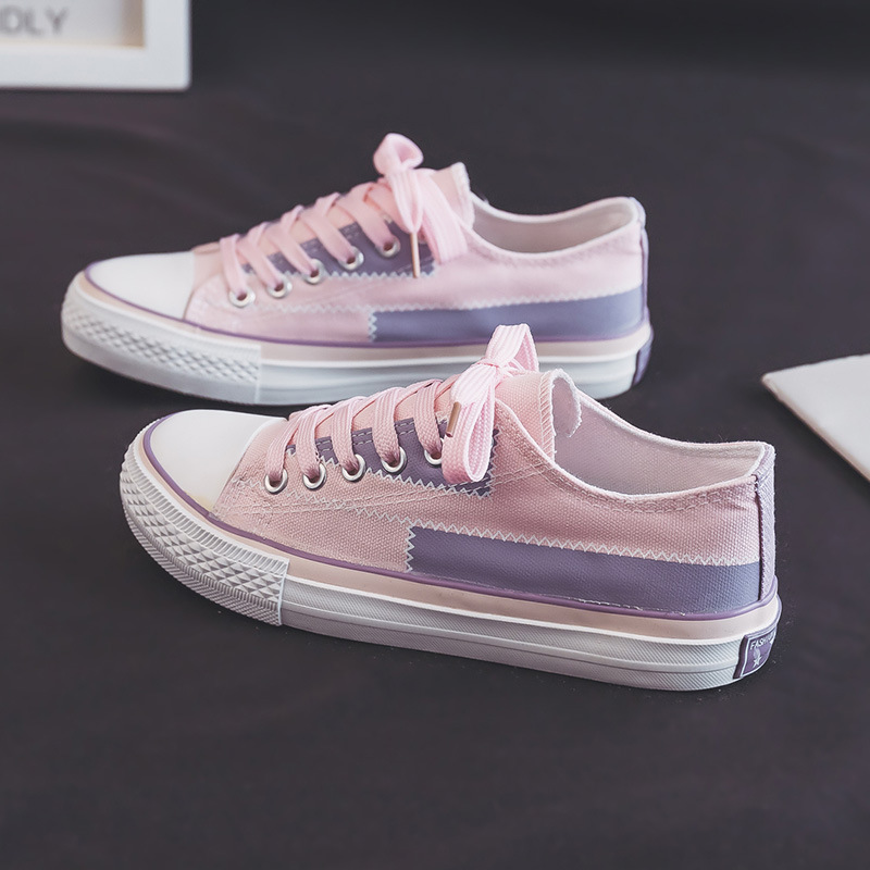 New Canvas Shoes Women No-slip - Canvas Sneaker High 评论和价格