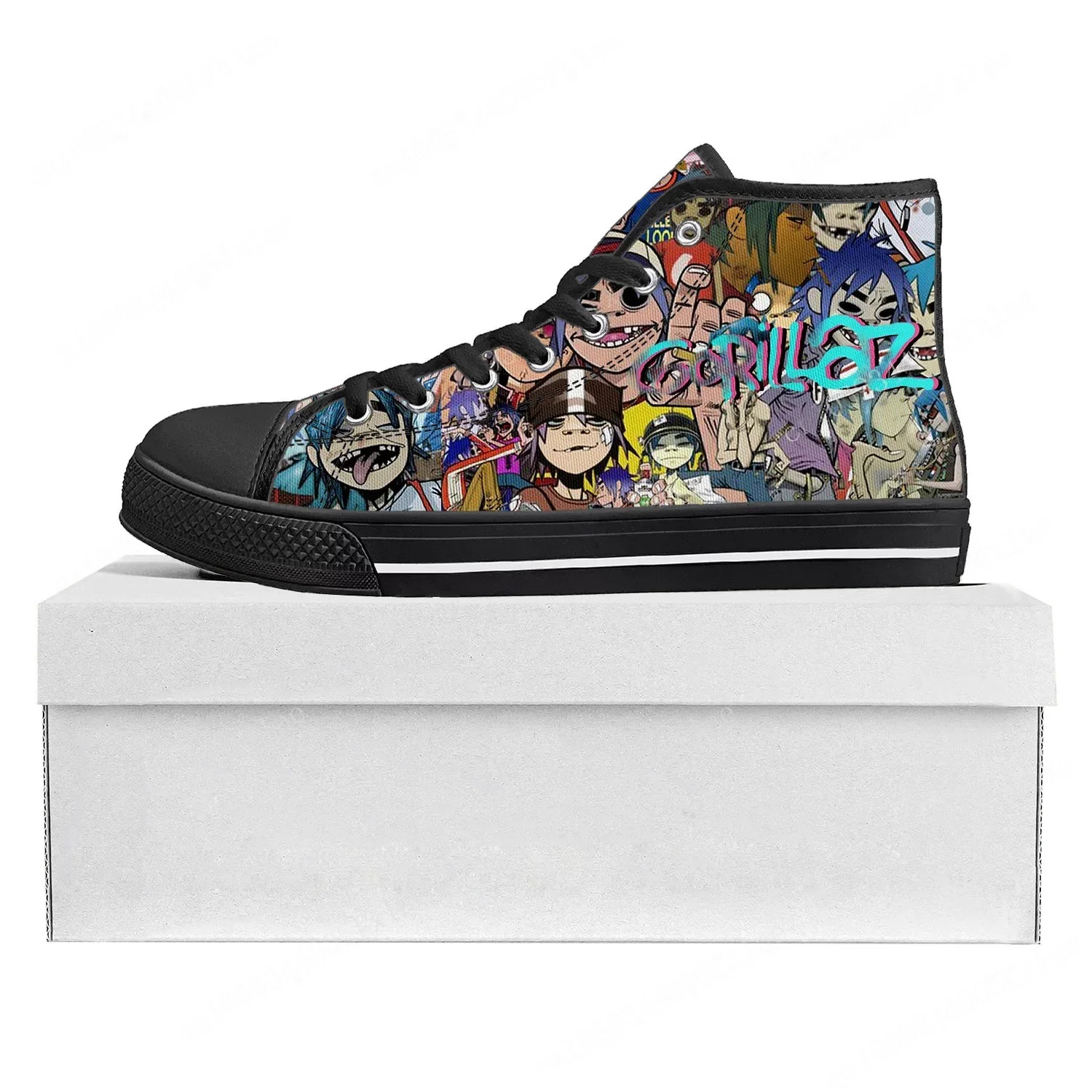 Gorillaz Band High Top High Qu - Canvas Sneaker High 评论和价格