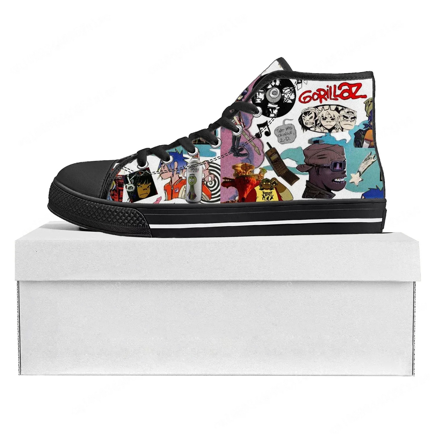 Gorillaz Band High Top High Qu - Canvas Sneaker High 评论和价格