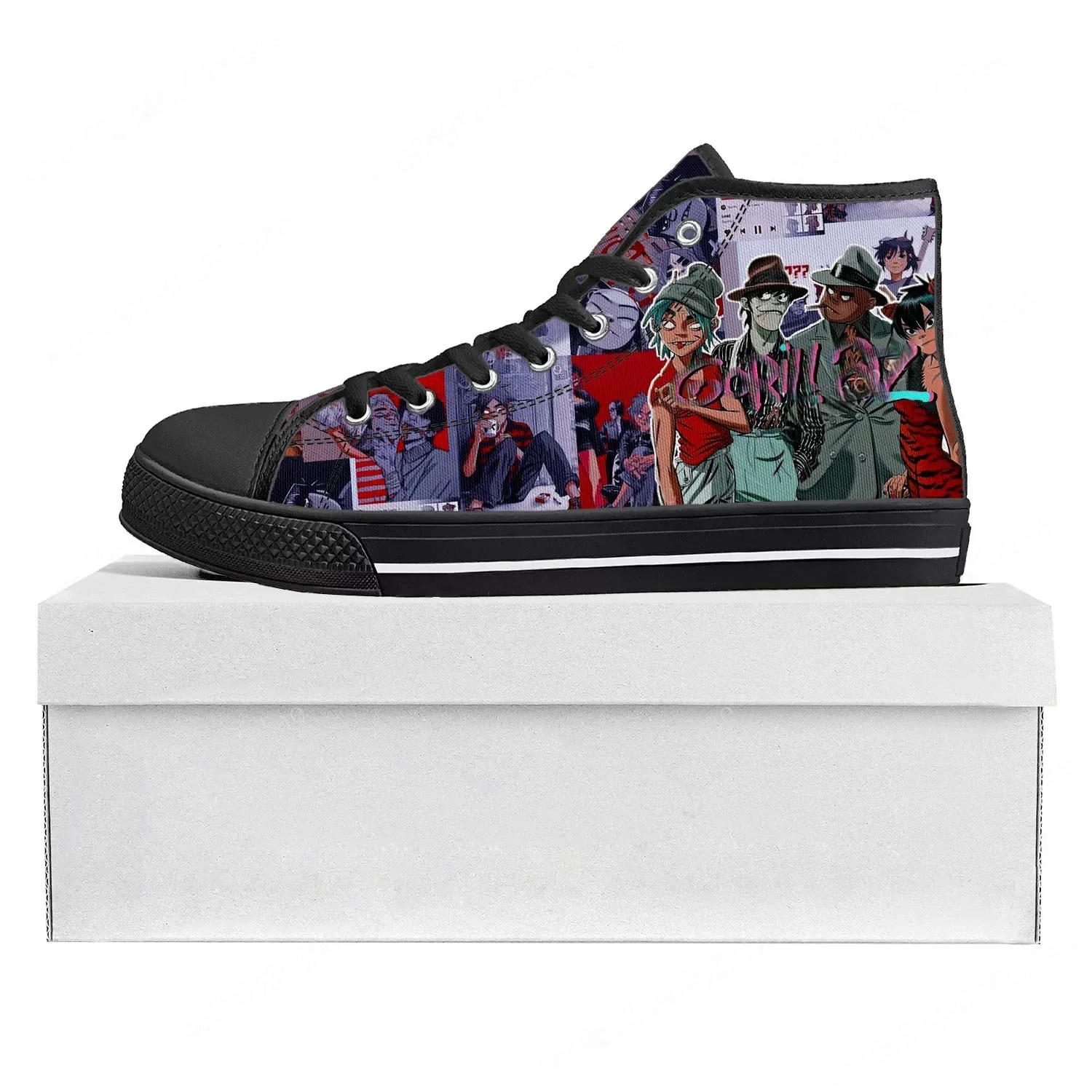 Gorillaz Band High Top High Qu - Canvas Sneaker High 评论和价格