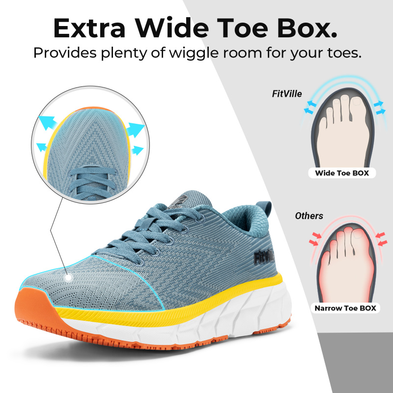 FitVille Wide Toe Box Men'S Sh - Men'S Shoes For Wide Feet 评论和价格