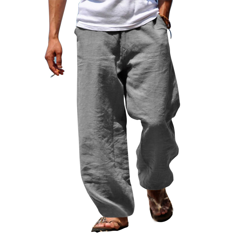2024 New Men's Cotton Linen Pa - Men Shoes Joggers 评论和价格