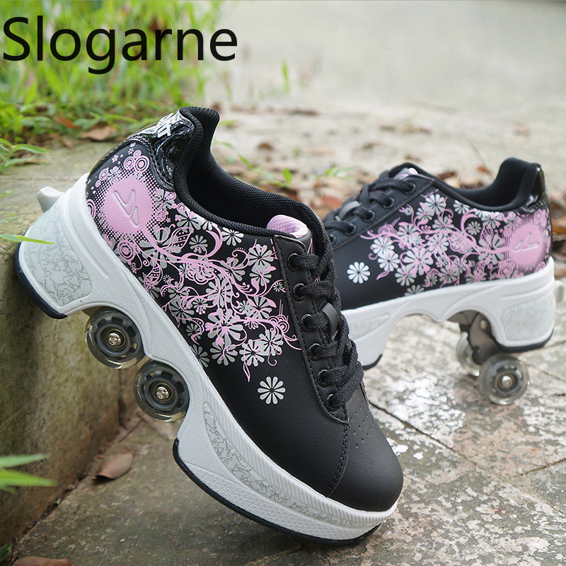 Women 4 Wheels Deformation Rol - Men Shoes Sneakers 评论和价格