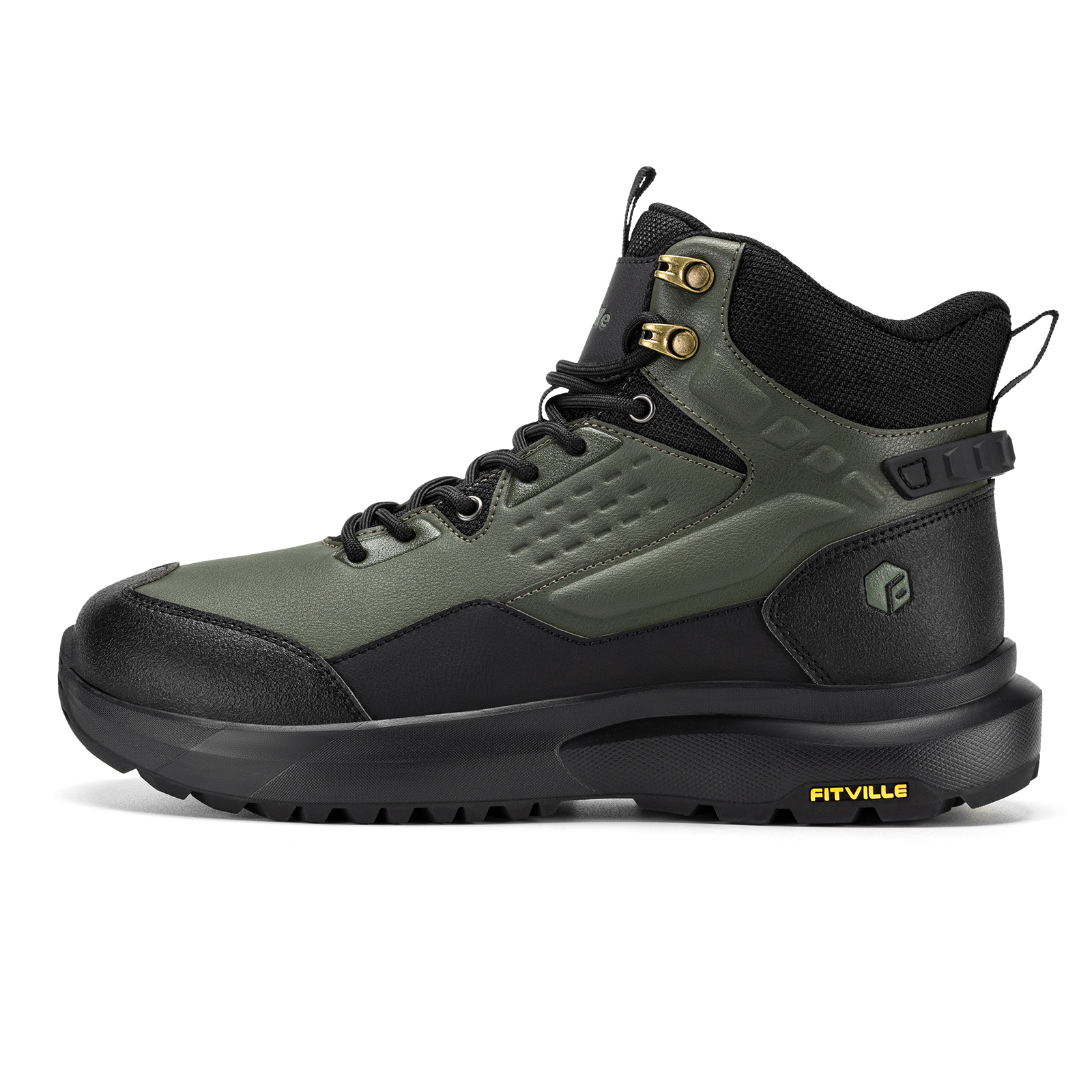 FitVille Men's Wide Hiking Boo - Men'S Shoes Water Resistant 评论和价格