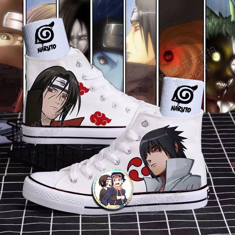 2026 New Naruto Men Women Canv - Canvas Sneaker High 评论和价格