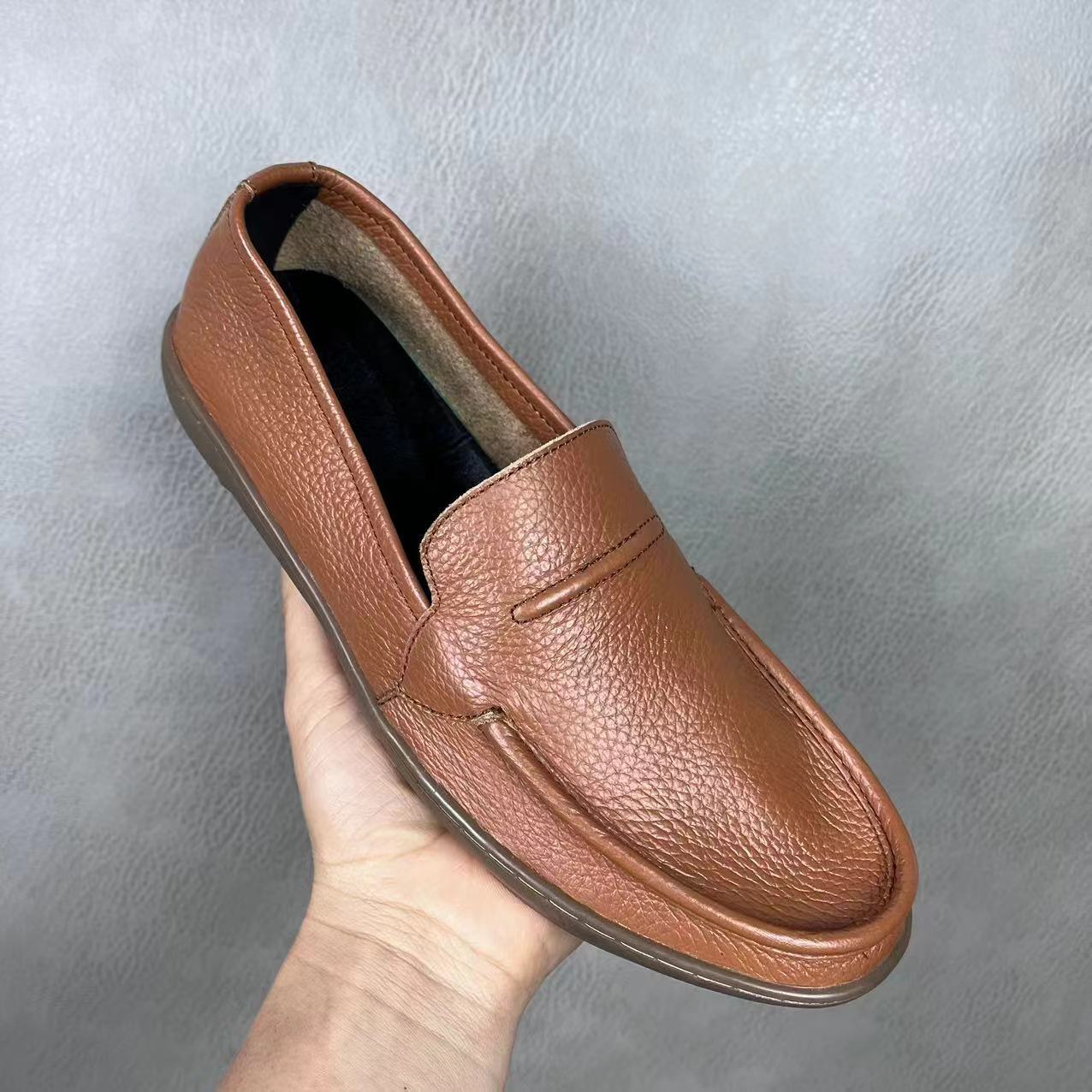 Low-Top Round Toe Men's Leathe - Men'S Shoes Clearance Sale 评论和价格