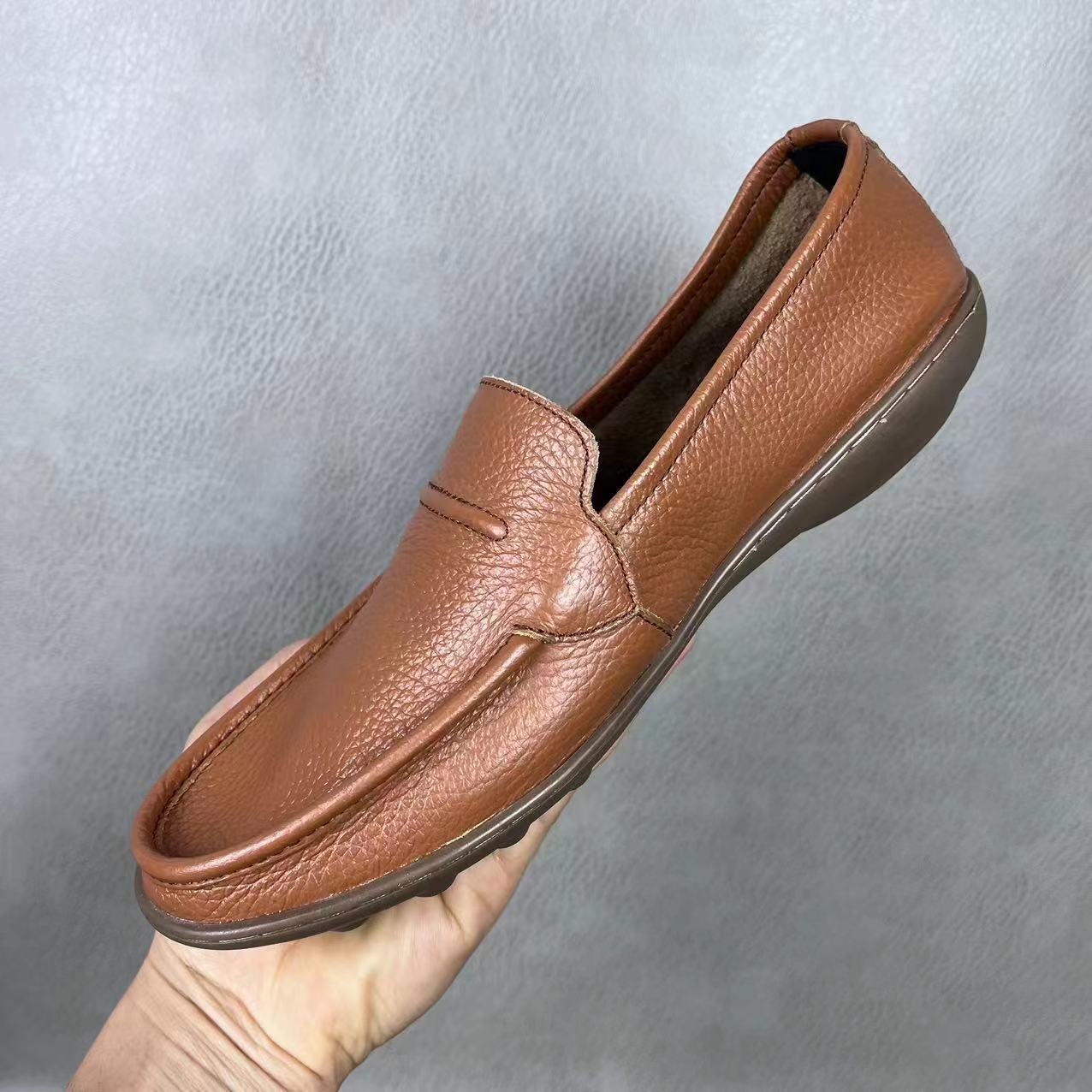 Low-Top Round Toe Men's Leathe - Men'S Shoes Clearance Sale 评论和价格