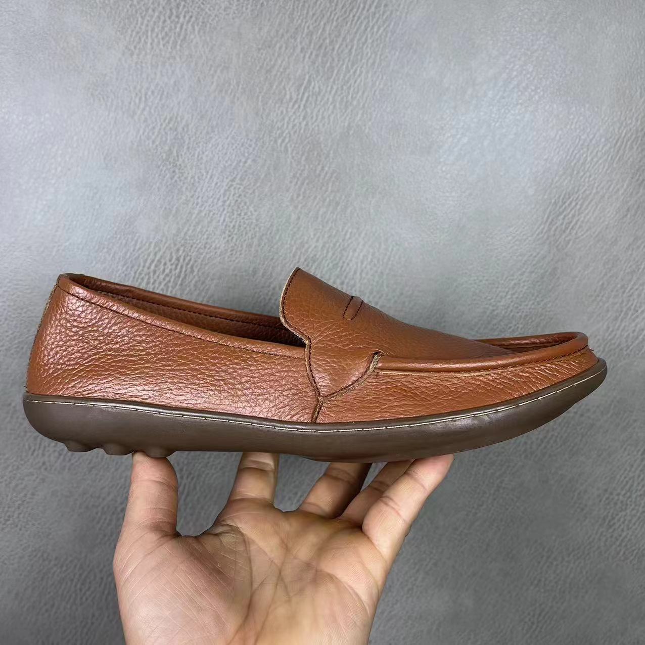 Low-Top Round Toe Men's Leathe - Men'S Shoes Clearance Sale 评论和价格