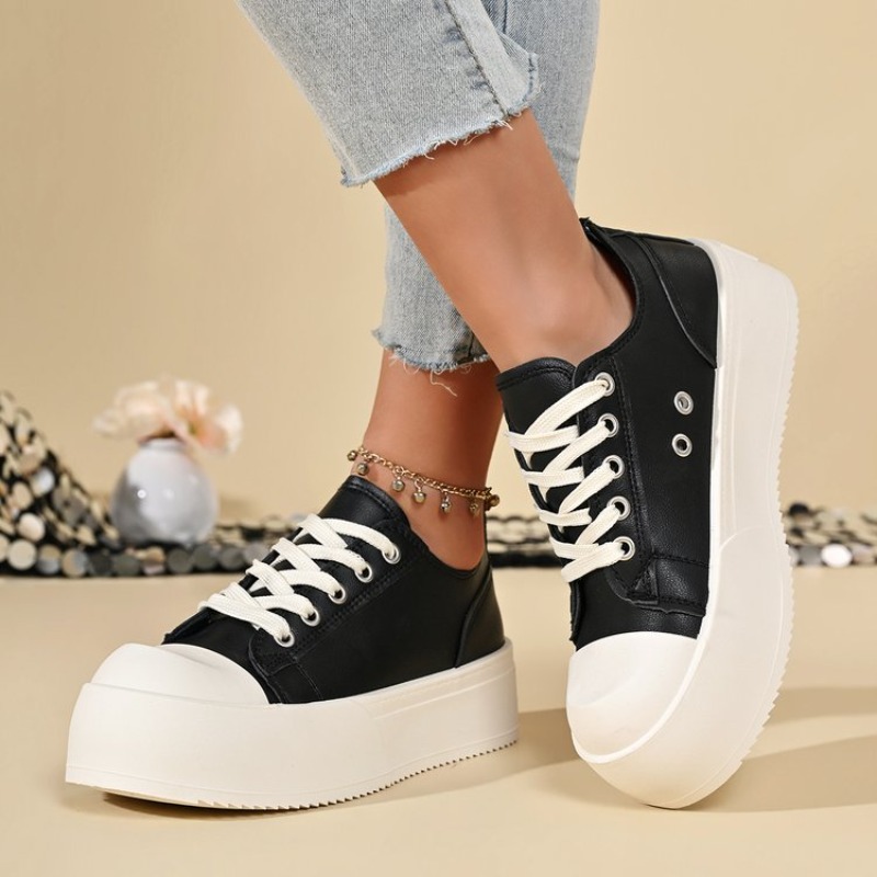 2026 Couple Platform Shoes Lux - Canvas Sneaker High 评论和价格
