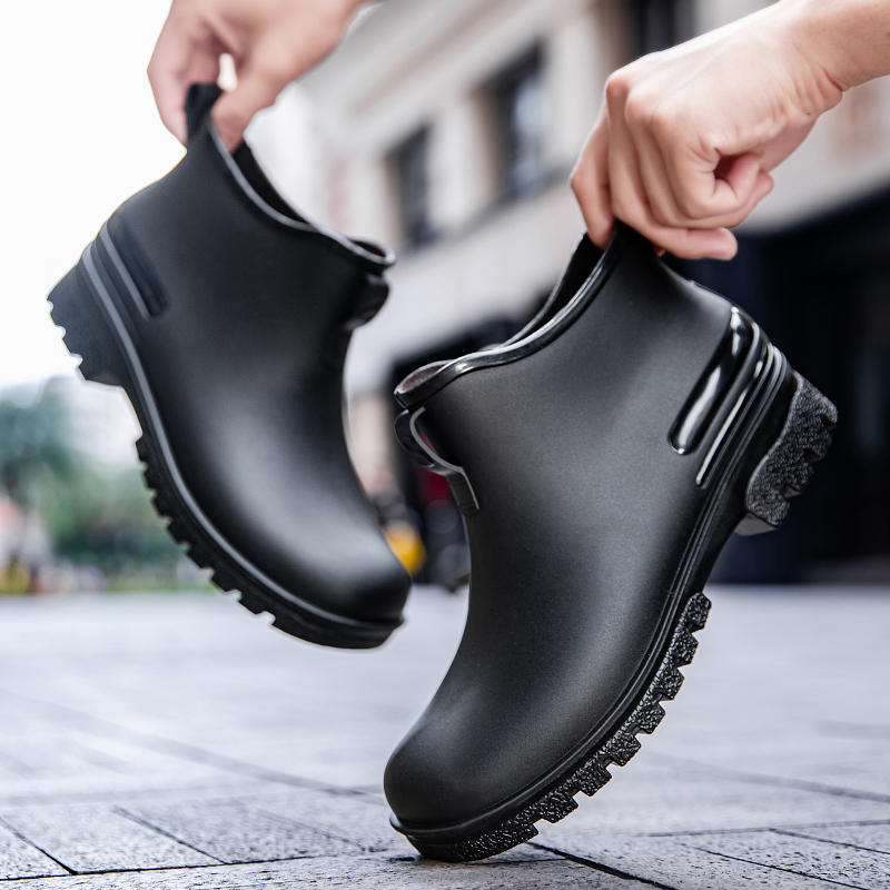 Fashionable Waterproof Rain Bo - Men'S Shoes Water Resistant 评论和价格