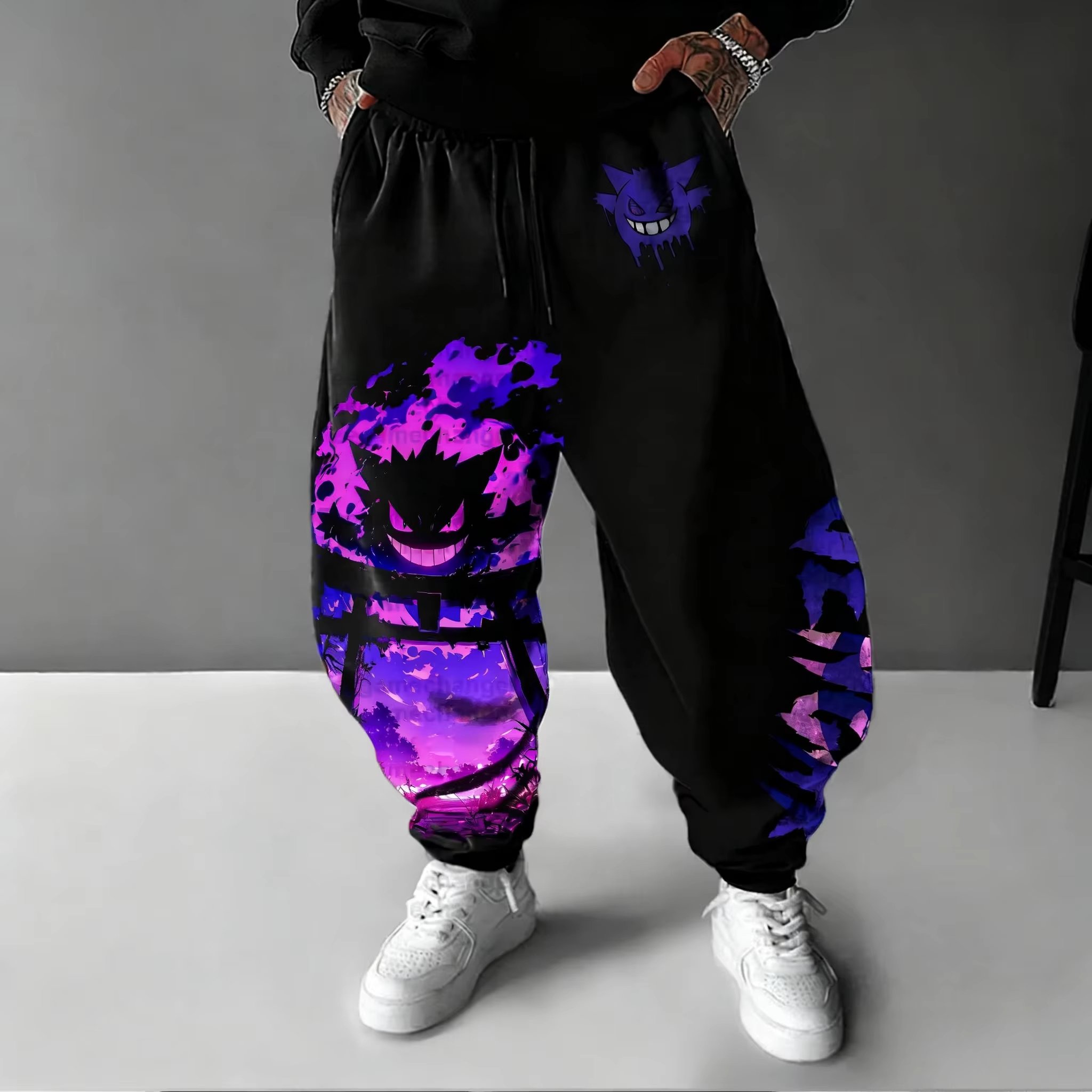 Y2K 2026 Pokemon Gengar Cotton - Men Shoes Joggers 评论和价格