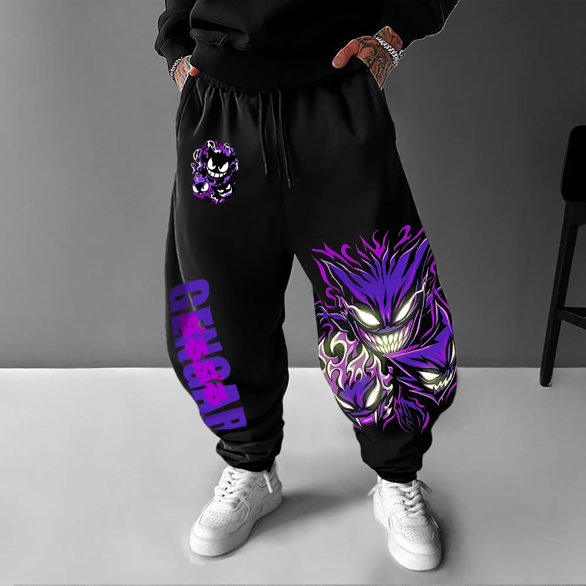 Y2K 2026 Pokemon Gengar Cotton - Men Shoes Joggers 评论和价格