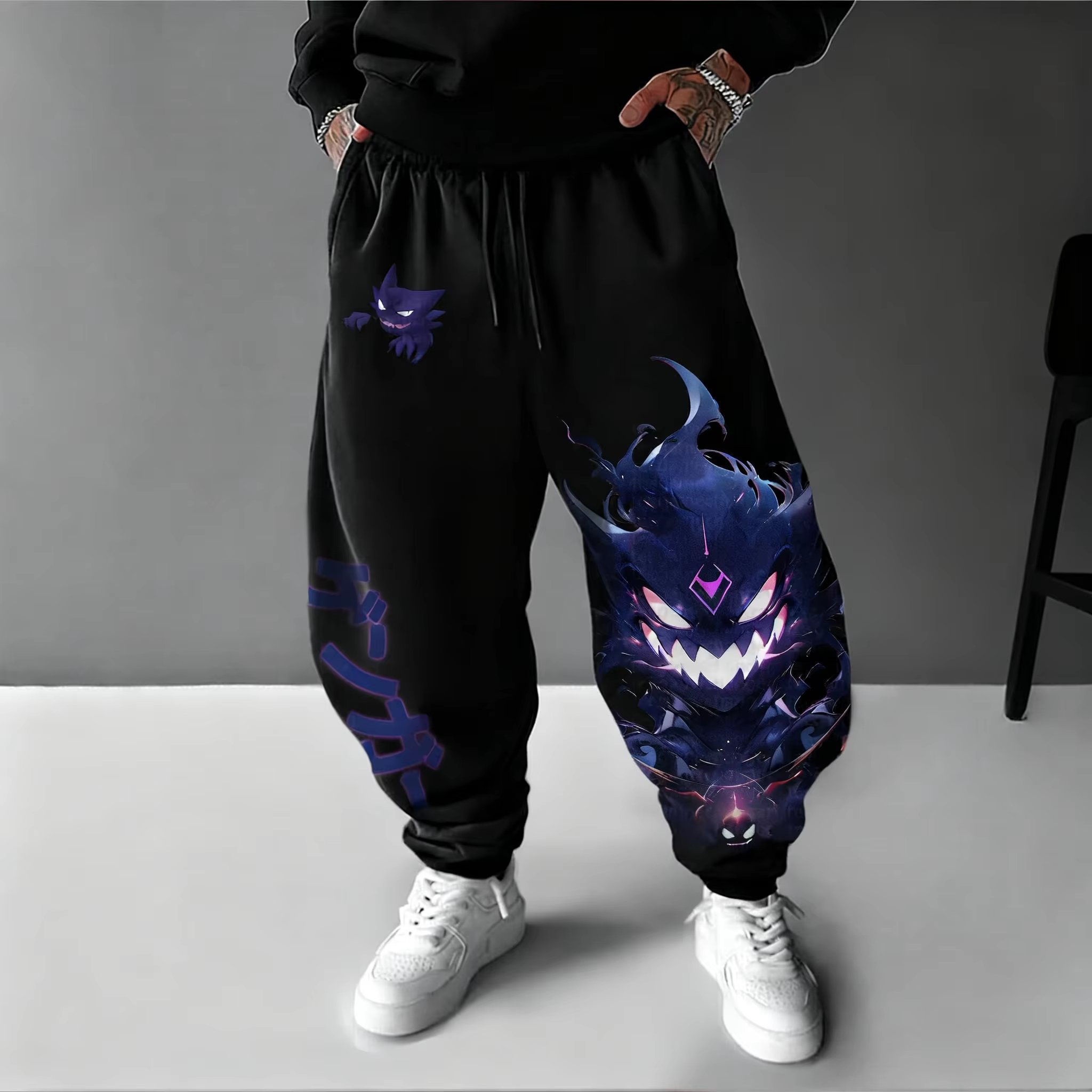 Y2K 2026 Pokemon Gengar Cotton - Men Shoes Joggers 评论和价格