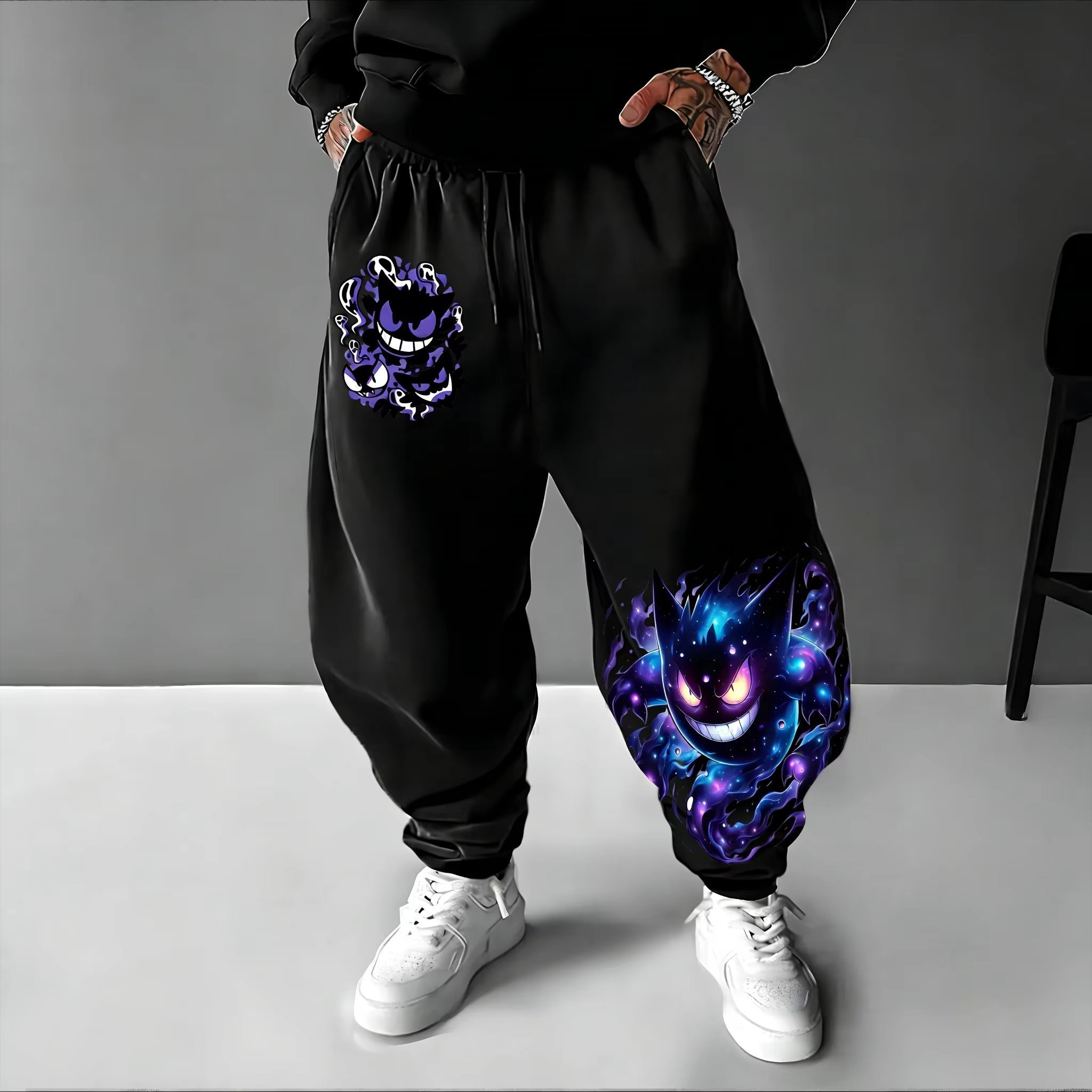 Y2K 2026 Pokemon Gengar Cotton - Men Shoes Joggers 评论和价格