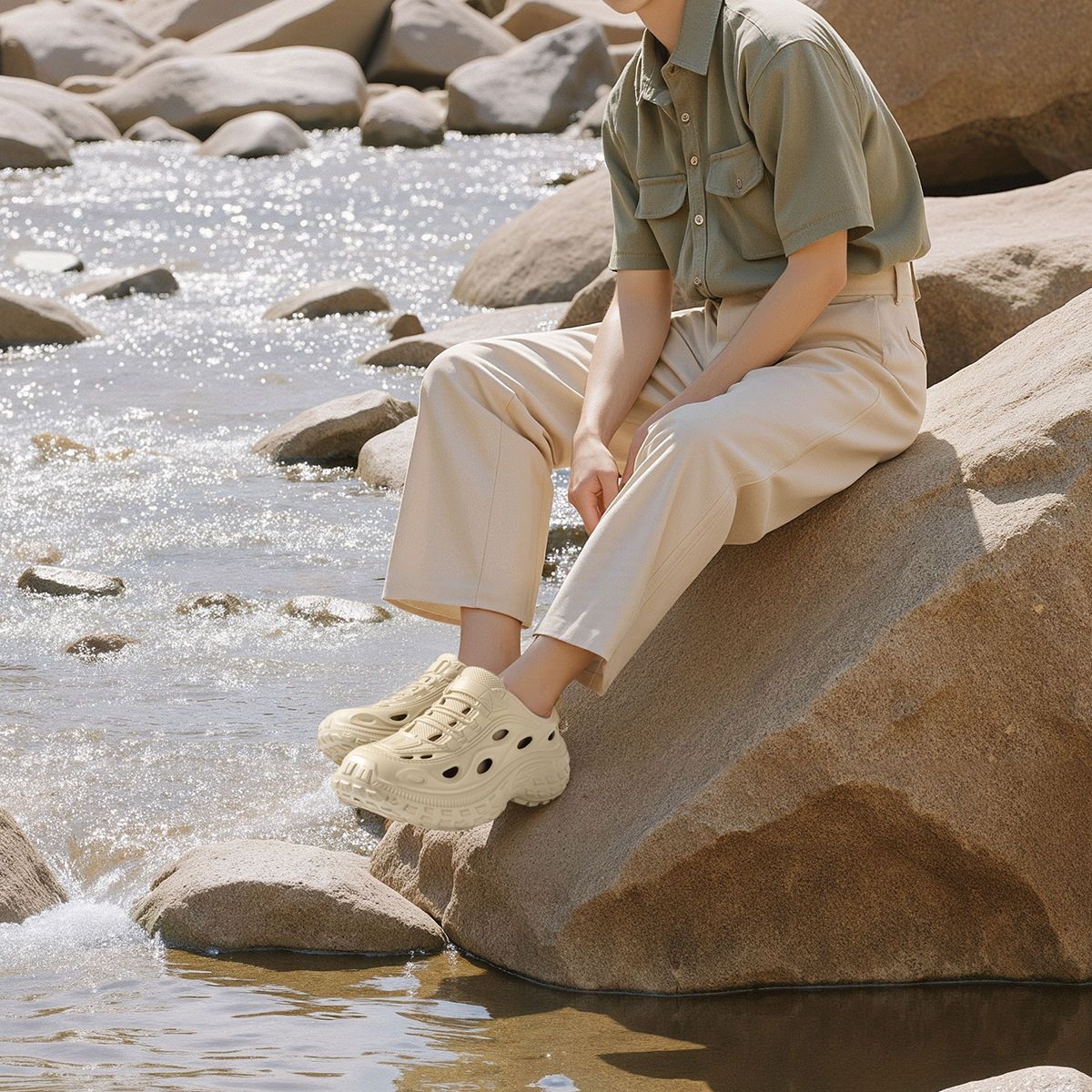Men's Summer Clogs for Outdoor - Men'S Shoes Water Resistant 评论和价格