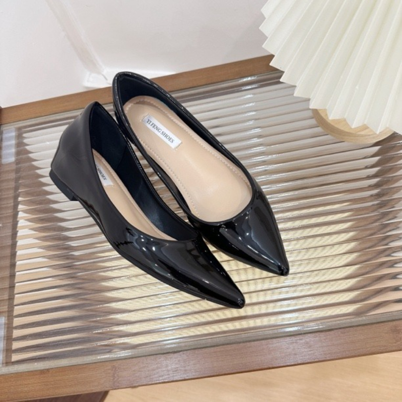 Fashionable Women Flats Pointe - Boat Shoe Leather 评论和价格
