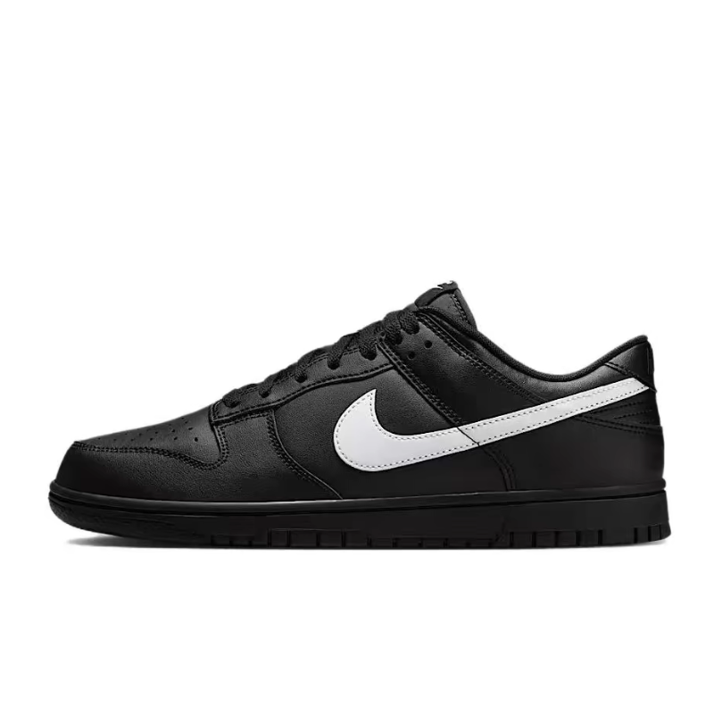 Nike Dunk Low-Top Skate Shoes  - Men'S Shoes Nike Black 评论和价格