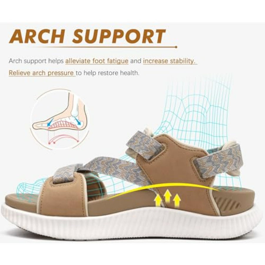 KuaiLu Womens Orthopedic Walki - Sandal Sport Outdoor 评论和价格