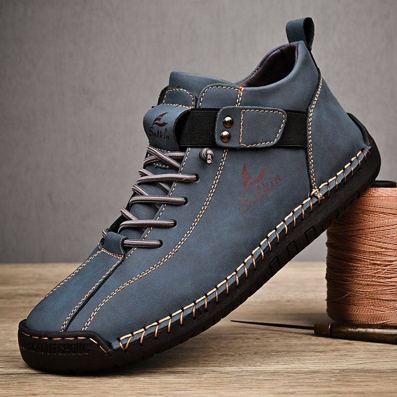 New 2025 Handmade Leather Casu - Men Shoes Lacoste 评论和价格