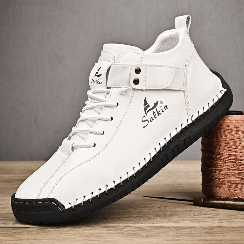New 2025 Handmade Leather Casu - Men Shoes Lacoste 评论和价格