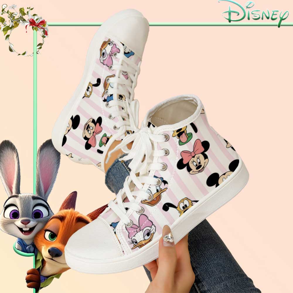 fficially Licensed Disney Mick - Canvas Sneaker High 评论和价格