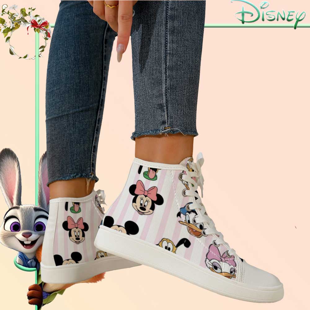 fficially Licensed Disney Mick - Canvas Sneaker High 评论和价格