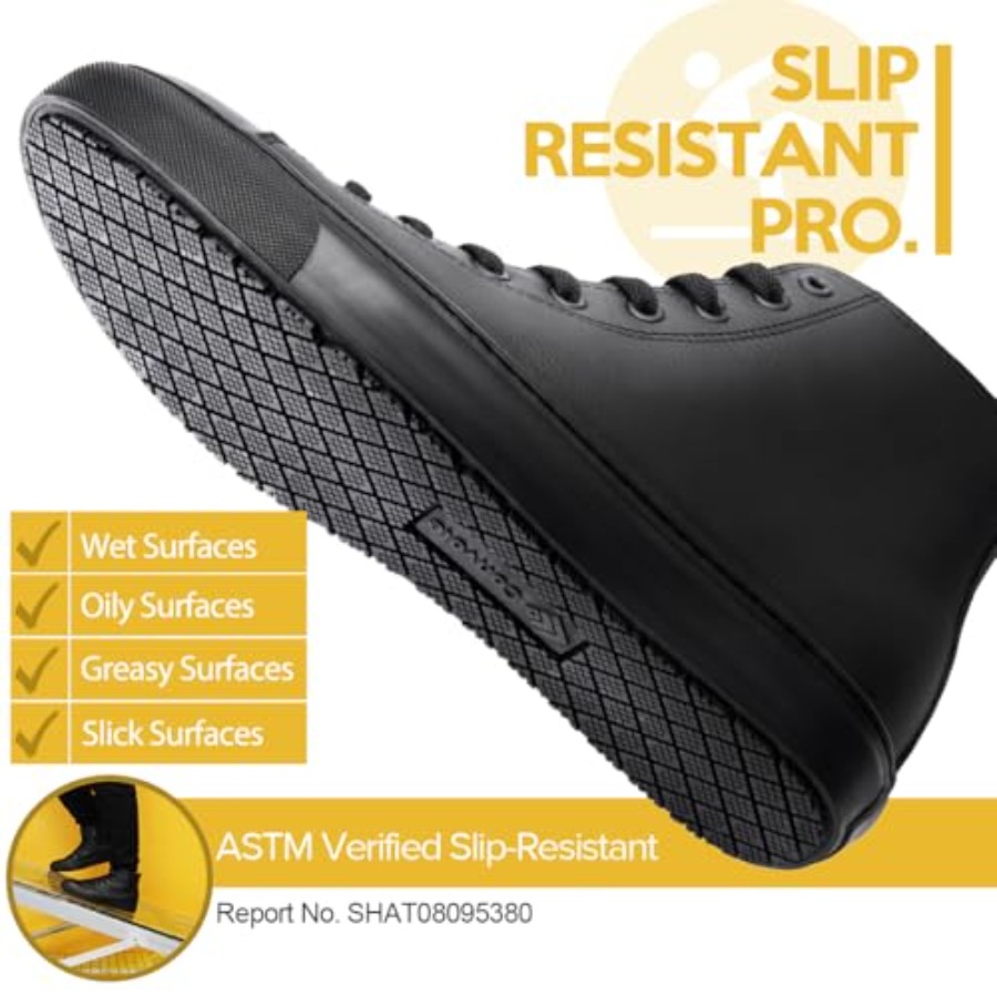 Non-Slip Work Shoes for Men, L - Men'S Shoes Water Resistant 评论和价格