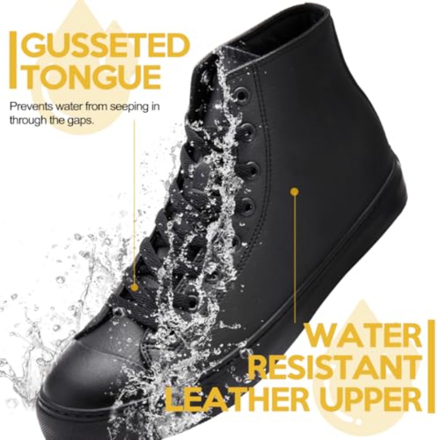 Non-Slip Work Shoes for Men, L - Men'S Shoes Water Resistant 评论和价格