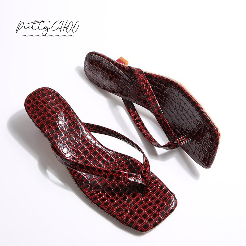 Crocodile Print Kitten Heel Fl - Men'S Shoes Slip On 评论和价格